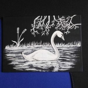 Original Swan Painting